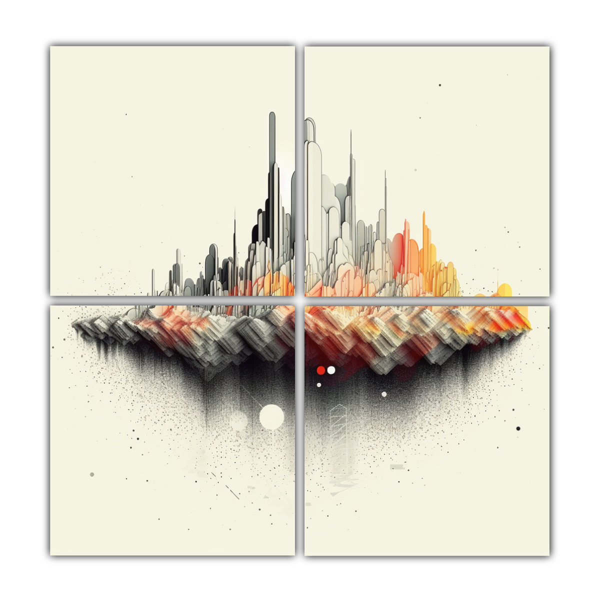 cuatro-artes-moderno-impresionante-pinturas-decorativas-con-visualizaci-n-de-datos-en-flotaci-n