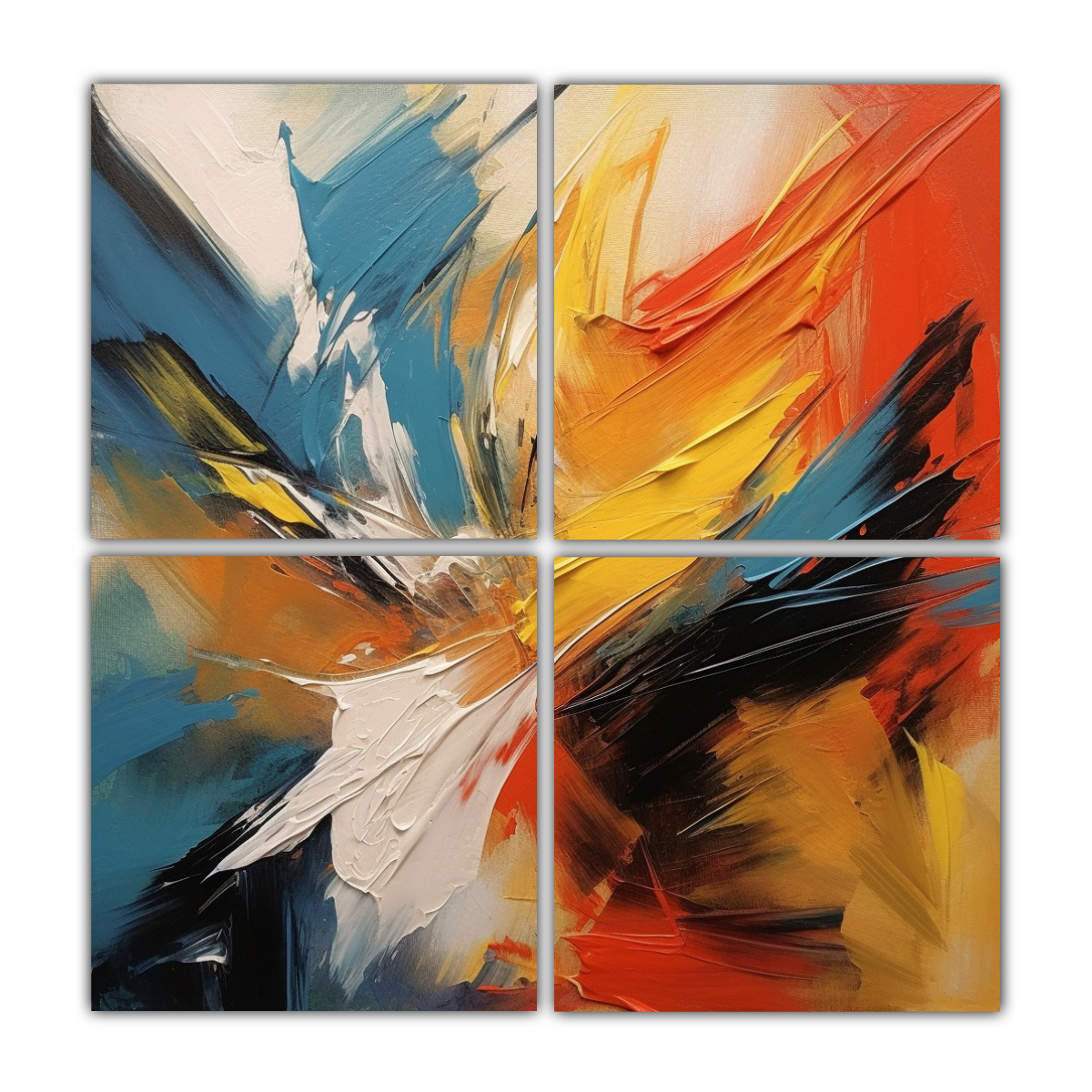 cuatro-cuadros-dibujo-multicolor-pintura-abstracta-con-pinceladas-audaces-