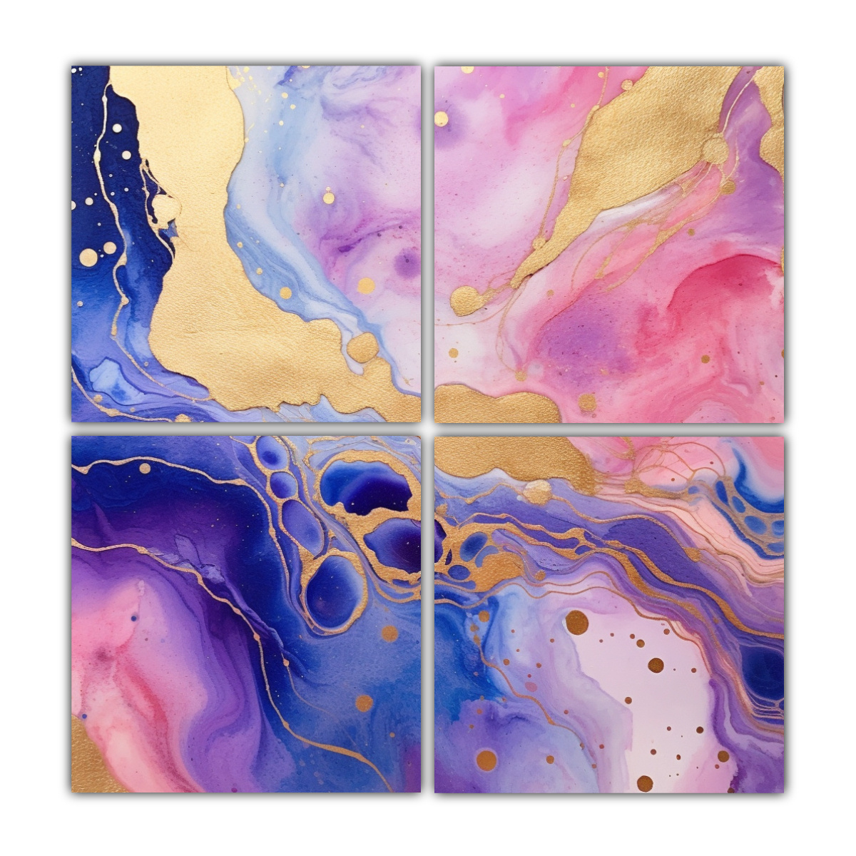 cuatro-esquema-acuarela-m-rmol-brillante-dorado-azul-rosa-y-morado