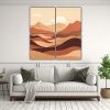 cuatro-lienzos-estilo-galer-a-figuras-crackle-en-tonos-c-lidos-minimalistas-mural-1