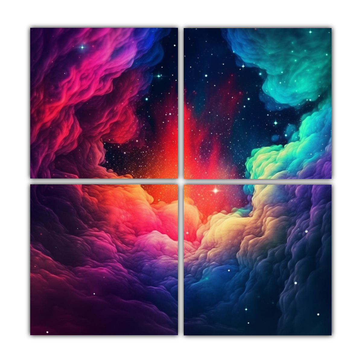 cuatro-lienzos-urbanos-modernos-en-galaxia-rgb