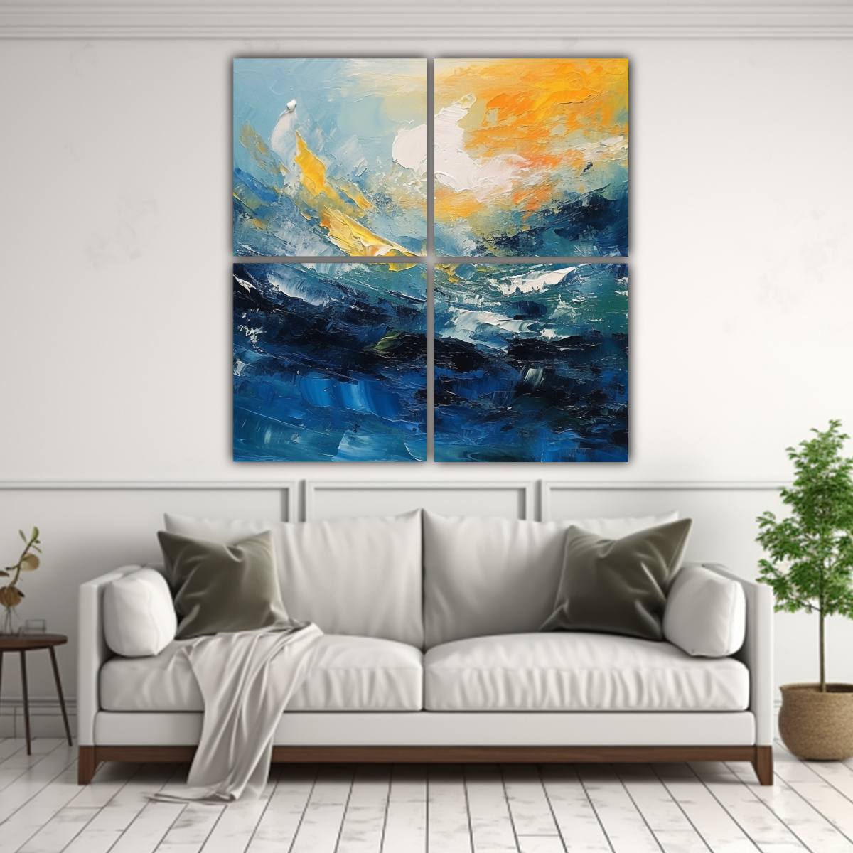 cuatro-telas-en-bastidor-colores-regalo-pintura-abstracta-del-mar-1