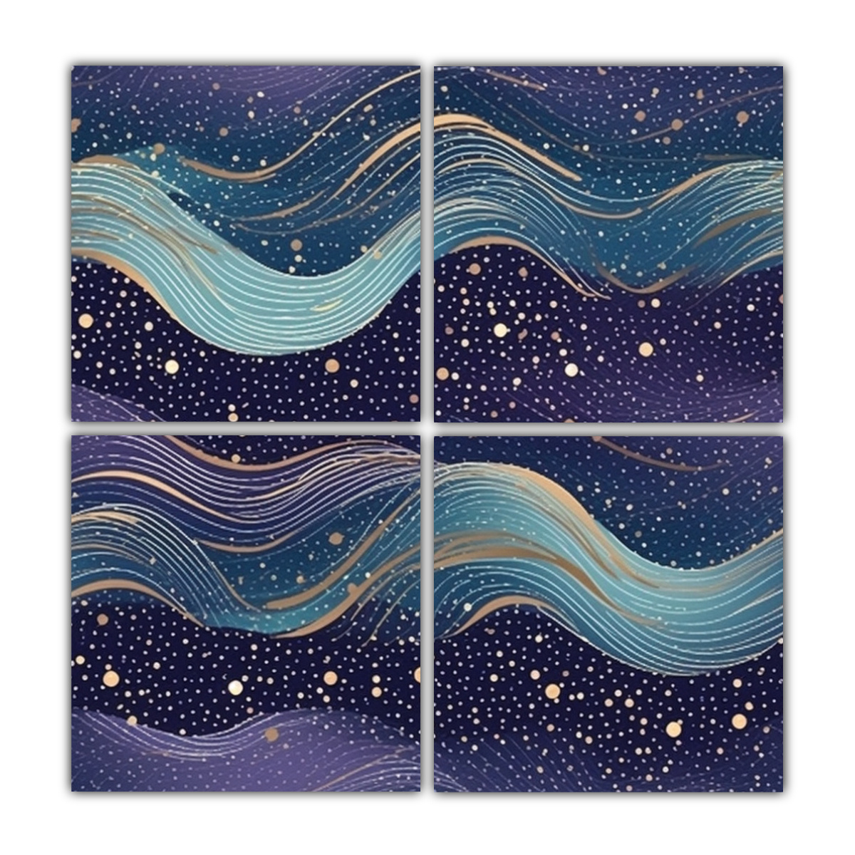 cuatro-telas-en-bastidor-dibujo-motivo-glittery-abstracto-patr-n-de-ondas-sin-costuras-te