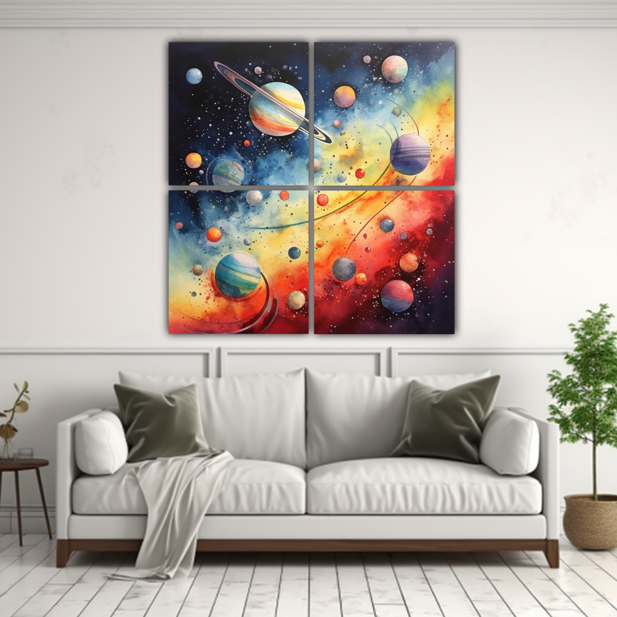 cuatro-telas-en-bastidor-inspiraci-n-intenso-sistema-planetario-acuarela-1