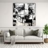 cuatro-telas-en-bastidor-modernos-escenario-arte-est-ncil-abstracto-en-blanco-y-negro-1