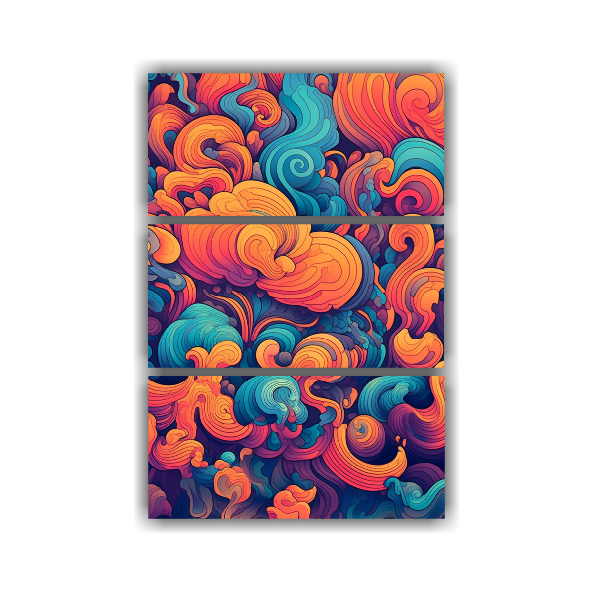 dise-o-gr-fico-de-patrones-psicod-licos-tres-artes-moderno-arte-grafico