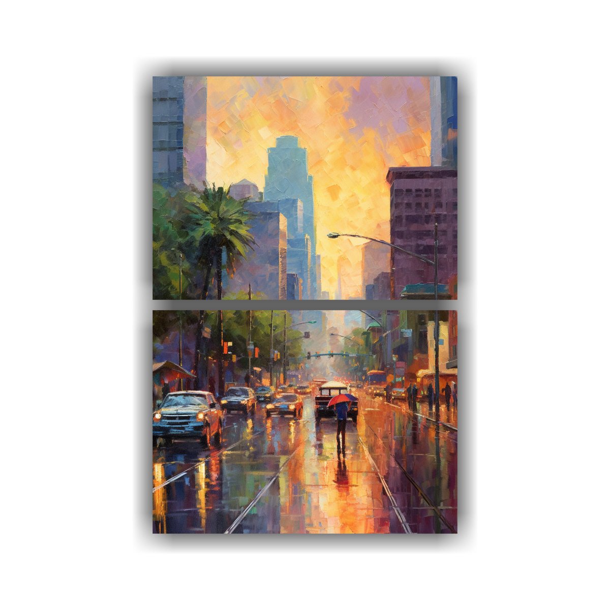 dos-cuadros-decorativos-tem-tica-los-ngeles-pintura-impresionista