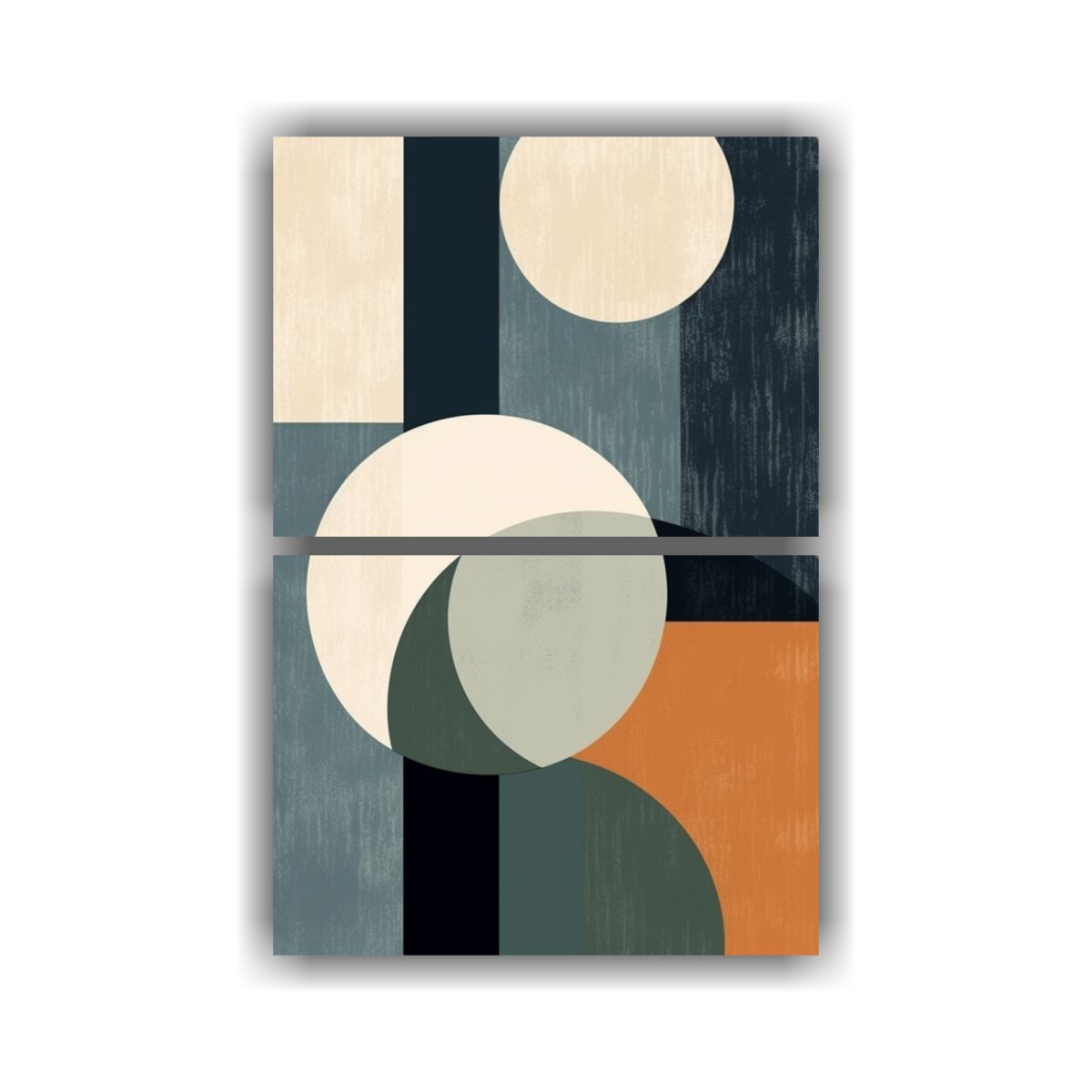 dos-lienzos-decorativo-adorable-dise-o-azul-y-abstracto-en-estilo-oscuro