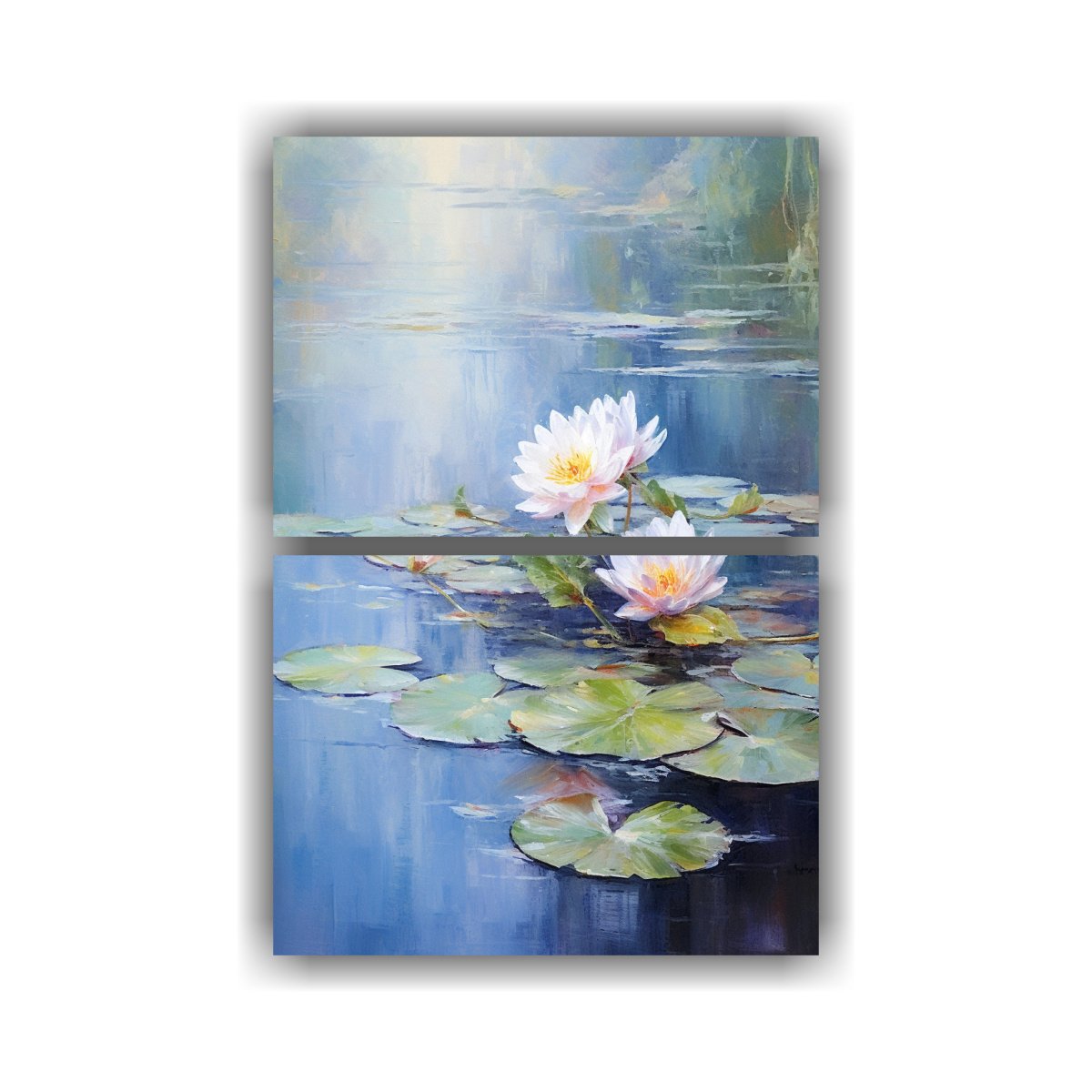 dos-lienzos-impreso-artesanal-estilo-pintura-color-de-claude-monet-nen-fares-en-el-agua-