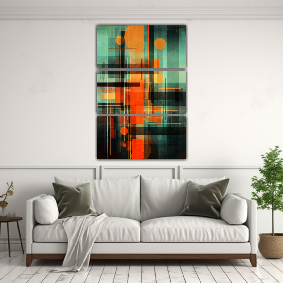 impresi-n-digital-mural-decorativo-de-pintura-en-negro-y-naranja-1