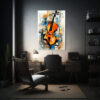 lienzo-creativa-detalle-de-viol-n-estilizado-en-negro-con-l-neas-gruesas-1