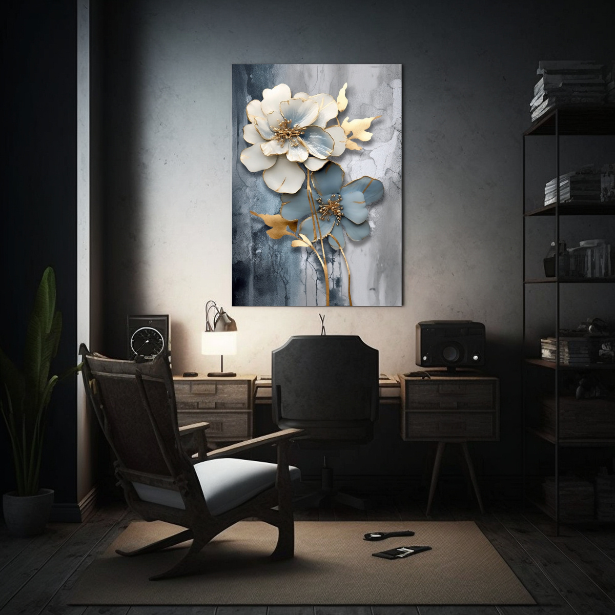 lienzo-de-tela-fotograf-a-poder-dise-o-floral-moderno-en-tonos-gris-azulado-1