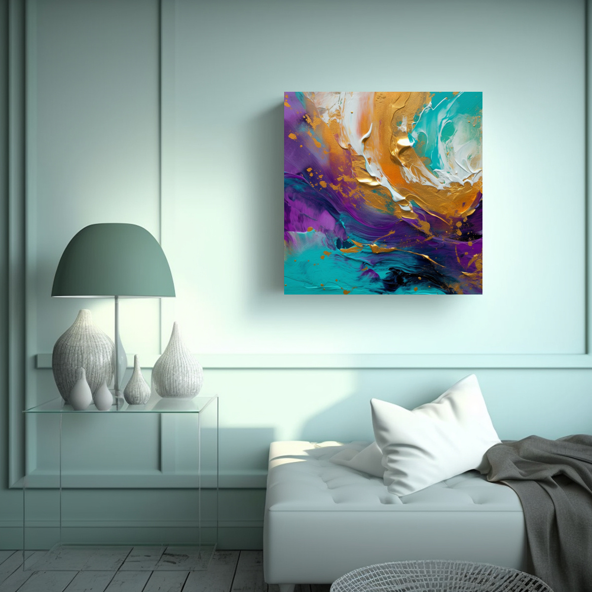 lienzo-de-tela-moderno-que-incorpora-una-pintura-abstracta-1