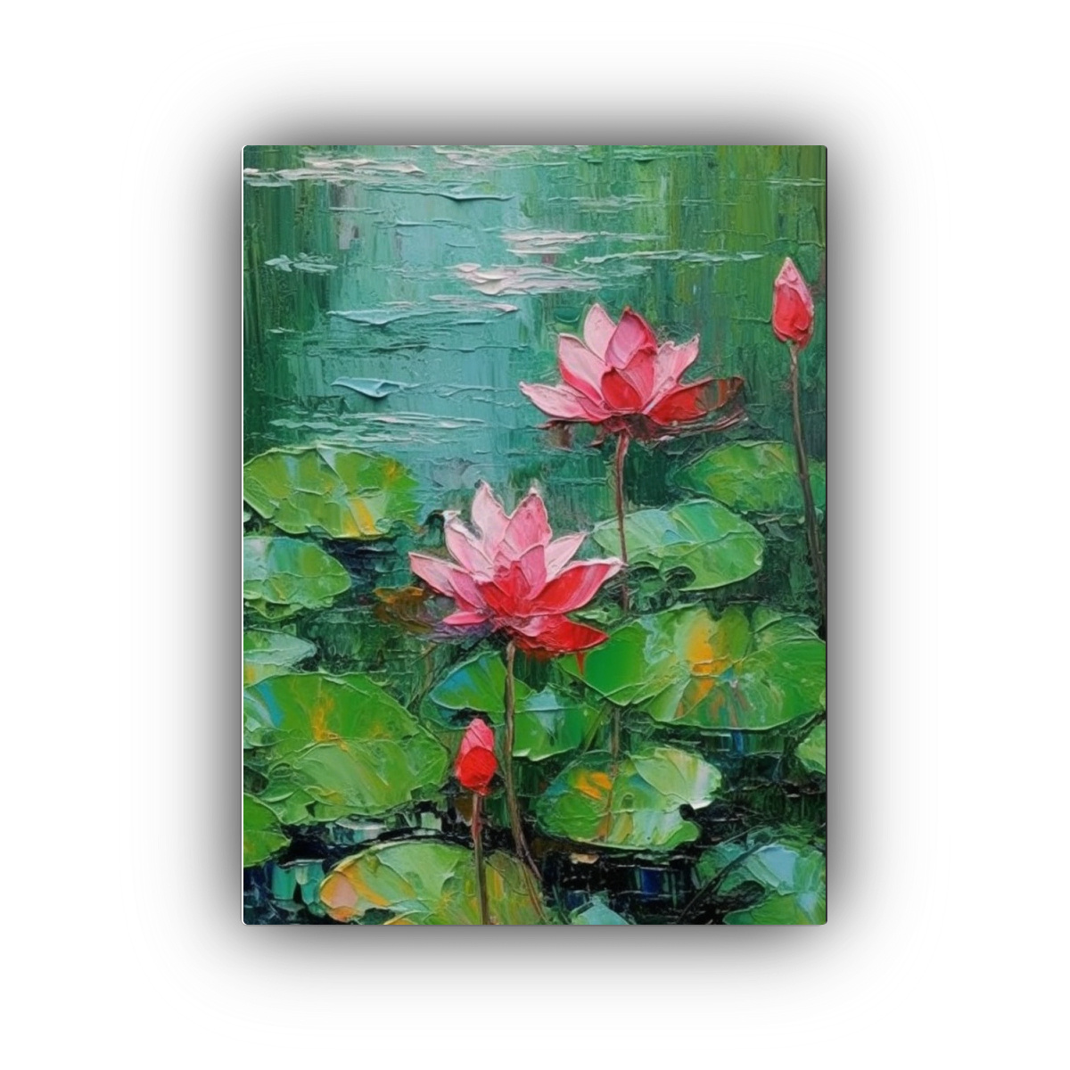 lienzo-decorativo-de-flores-de-loto-en-flor-en-estilo-de-pintura-al-leo