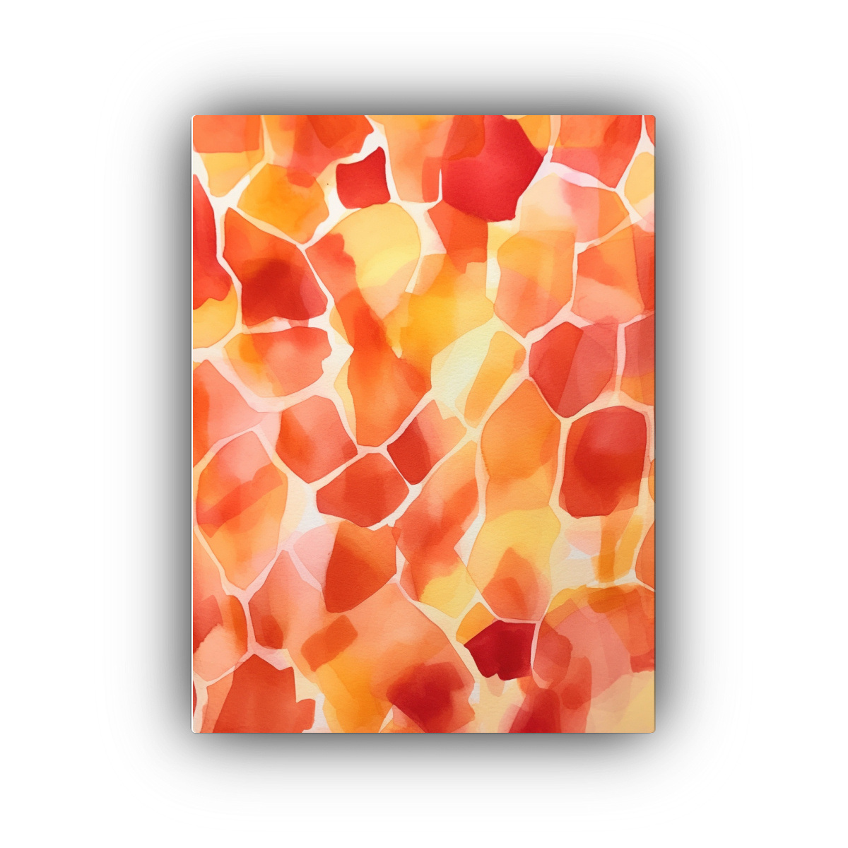 lienzo-decorativo-m-gico-fondo-acuarela-rojo-y-naranja-sobre-blanco