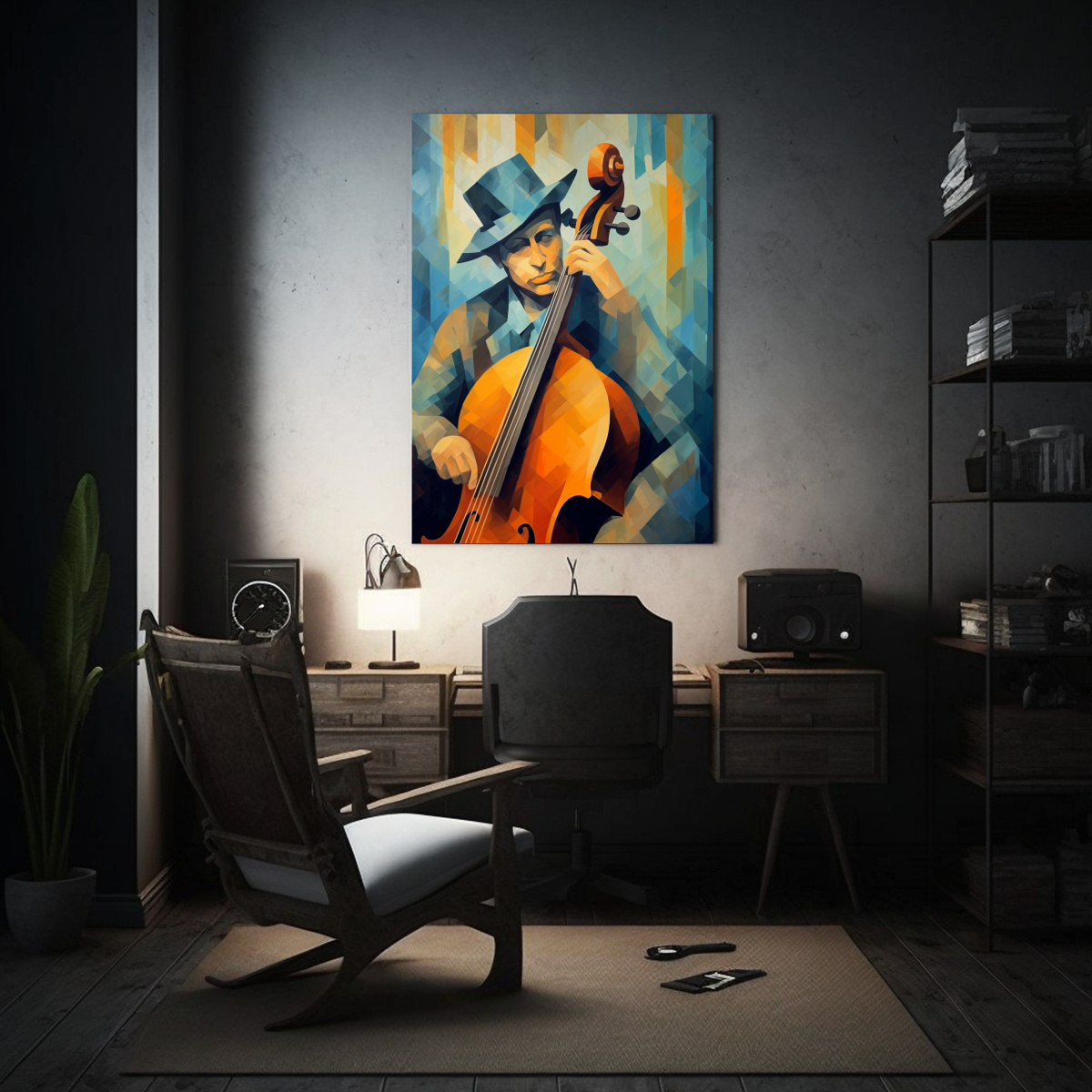 lienzo-horizontal-de-hogar-deco-pintura-al-leo-de-cubismo-retrato-de-m-sicos-callejeros-1