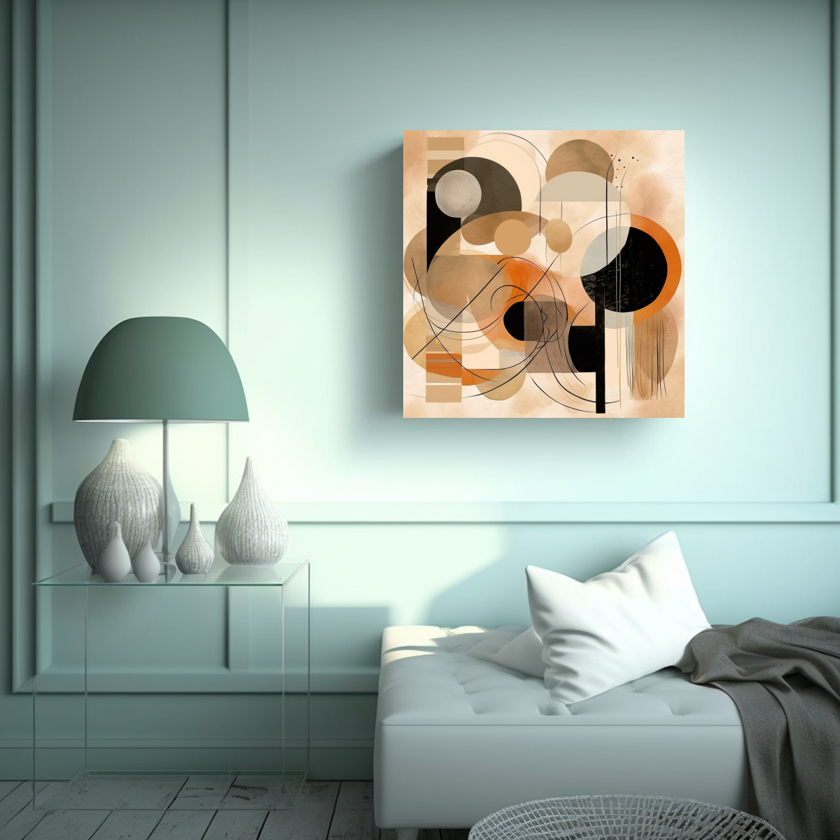 lienzo-moderno-abstracto-de-vitalidad-en-beige-negro-y-marr-n-1