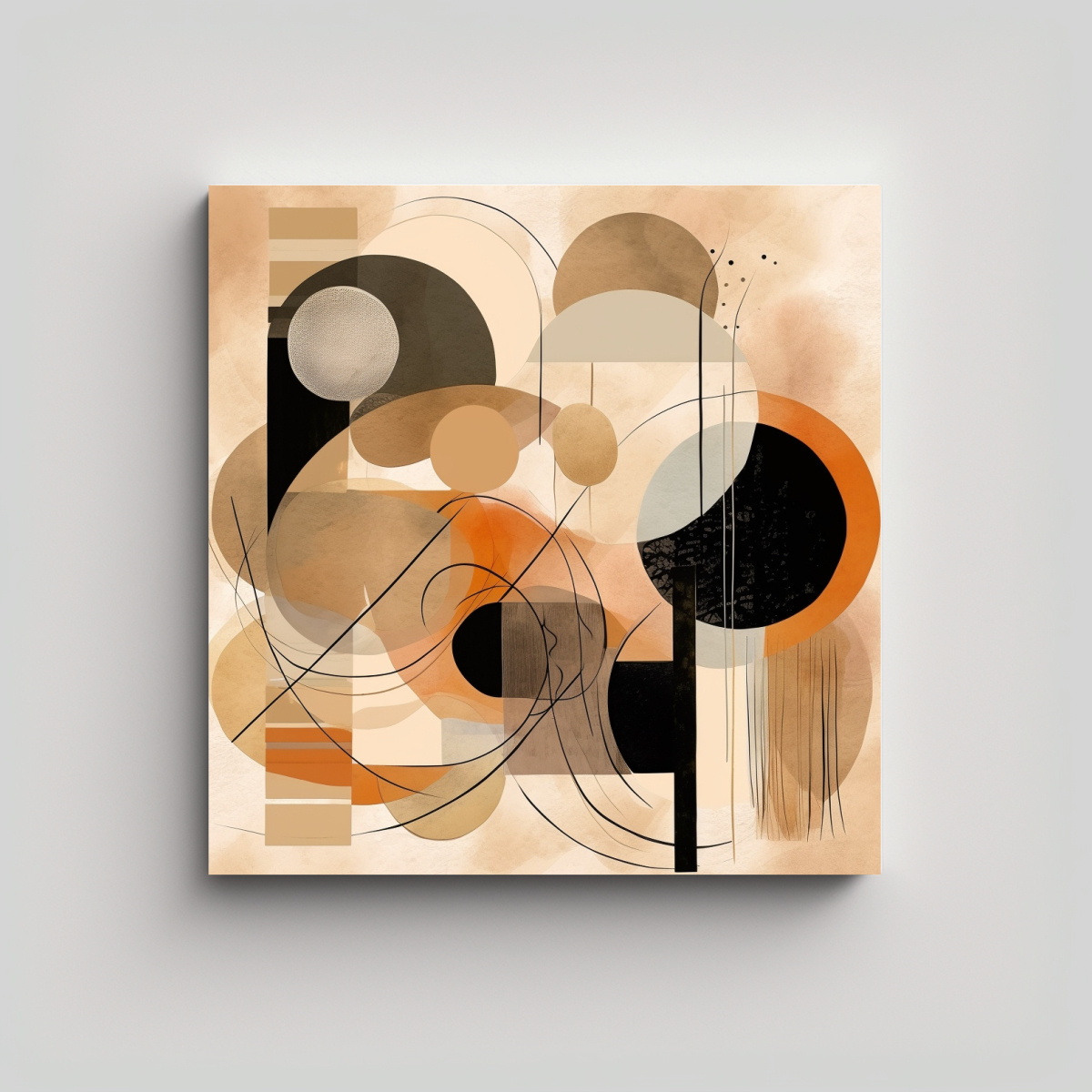 lienzo-moderno-abstracto-de-vitalidad-en-beige-negro-y-marr-n