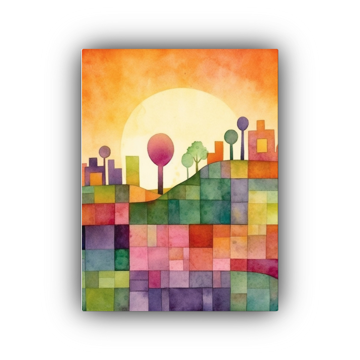 paisaje-acuarela-estilo-paul-klee-decoraci-n-arte-de-pared