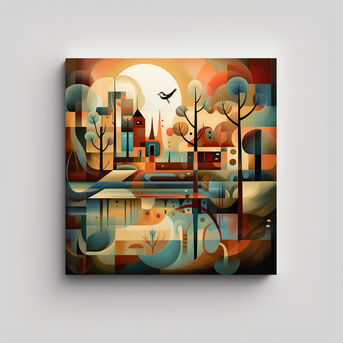 paisaje-din-mico-con-rboles-p-jaros-y-casa-lienzo-de-inspiraci-n-abstracta-estilo-picasso