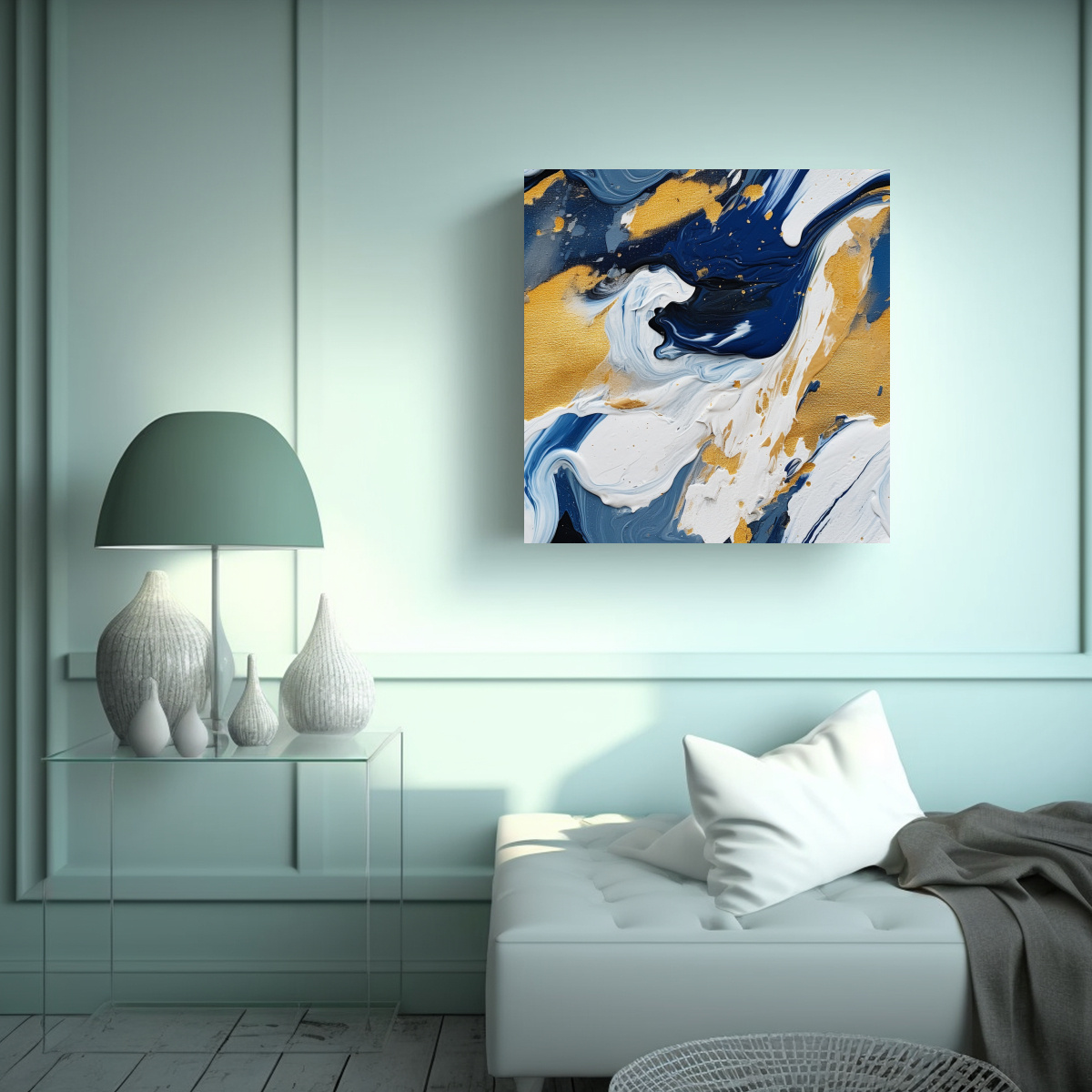 pintura-abstracta-azul-y-caf-de-canva-en-finas-l-neas-doradas-para-decorar-dormitorio-1