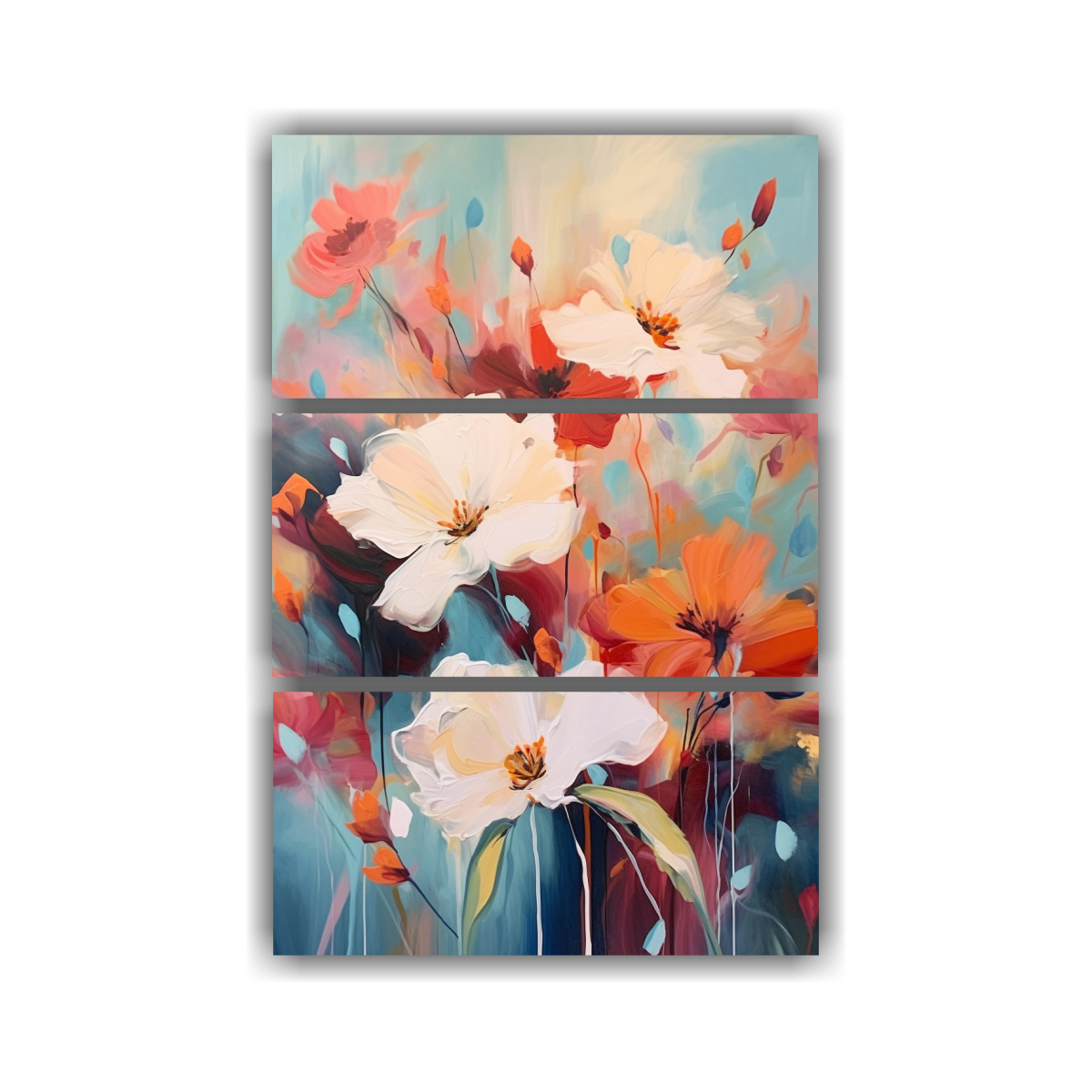 pintura-abstracta-boho-llena-de-movimiento-en-tres-lienzos