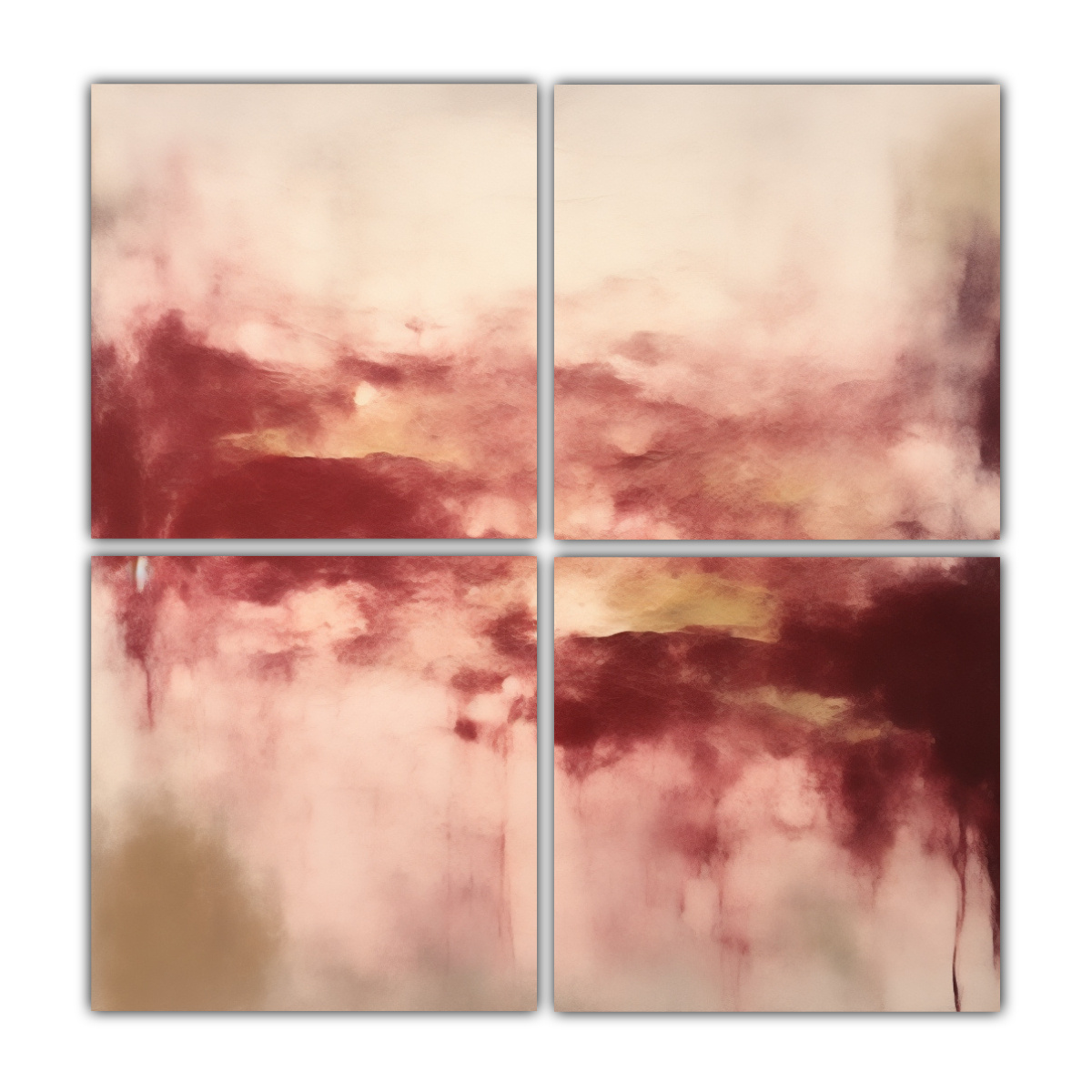 pintura-abstracta-colores-vibrantes-en-blanco-y-bordo