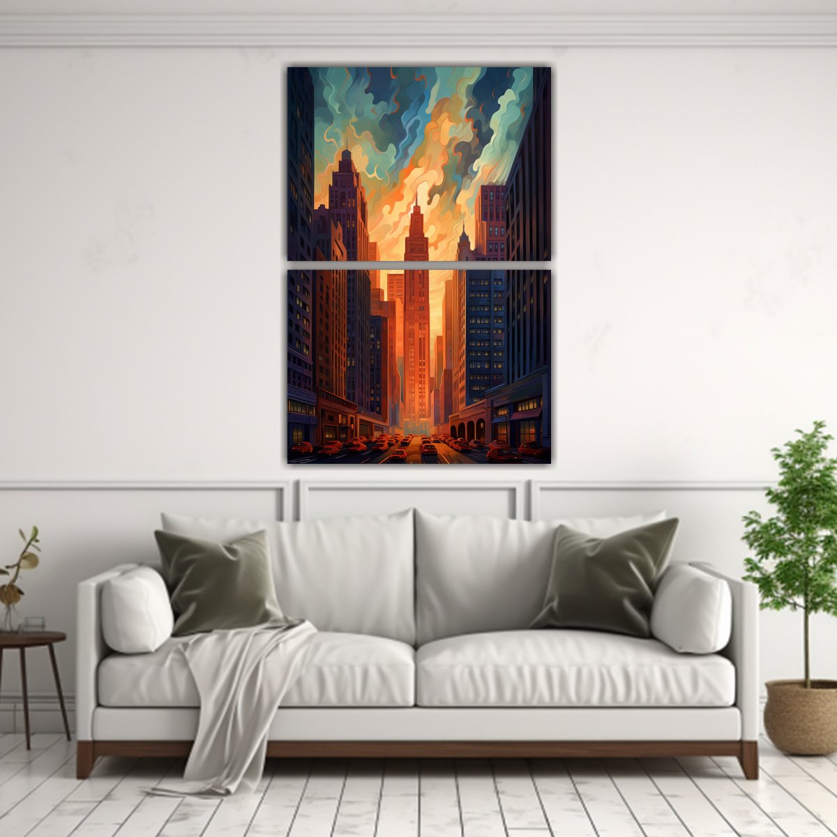 pintura-abstracta-comedor-chicago-en-modernismo-1