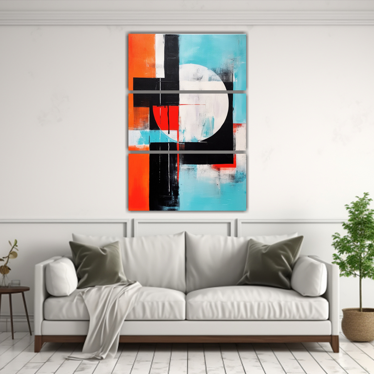 pintura-abstracta-con-piezas-azules-rojas-y-negras-set-de-3-cuadros-de-forma-equilibrio-seek0310-1