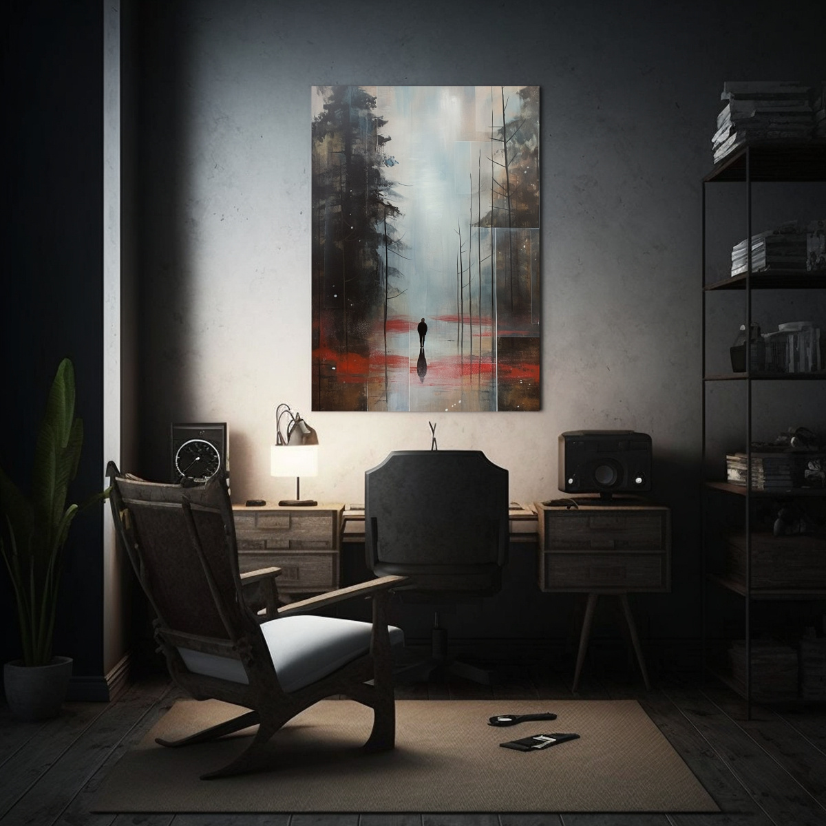 pintura-abstracta-de-persona-en-la-niebla-1