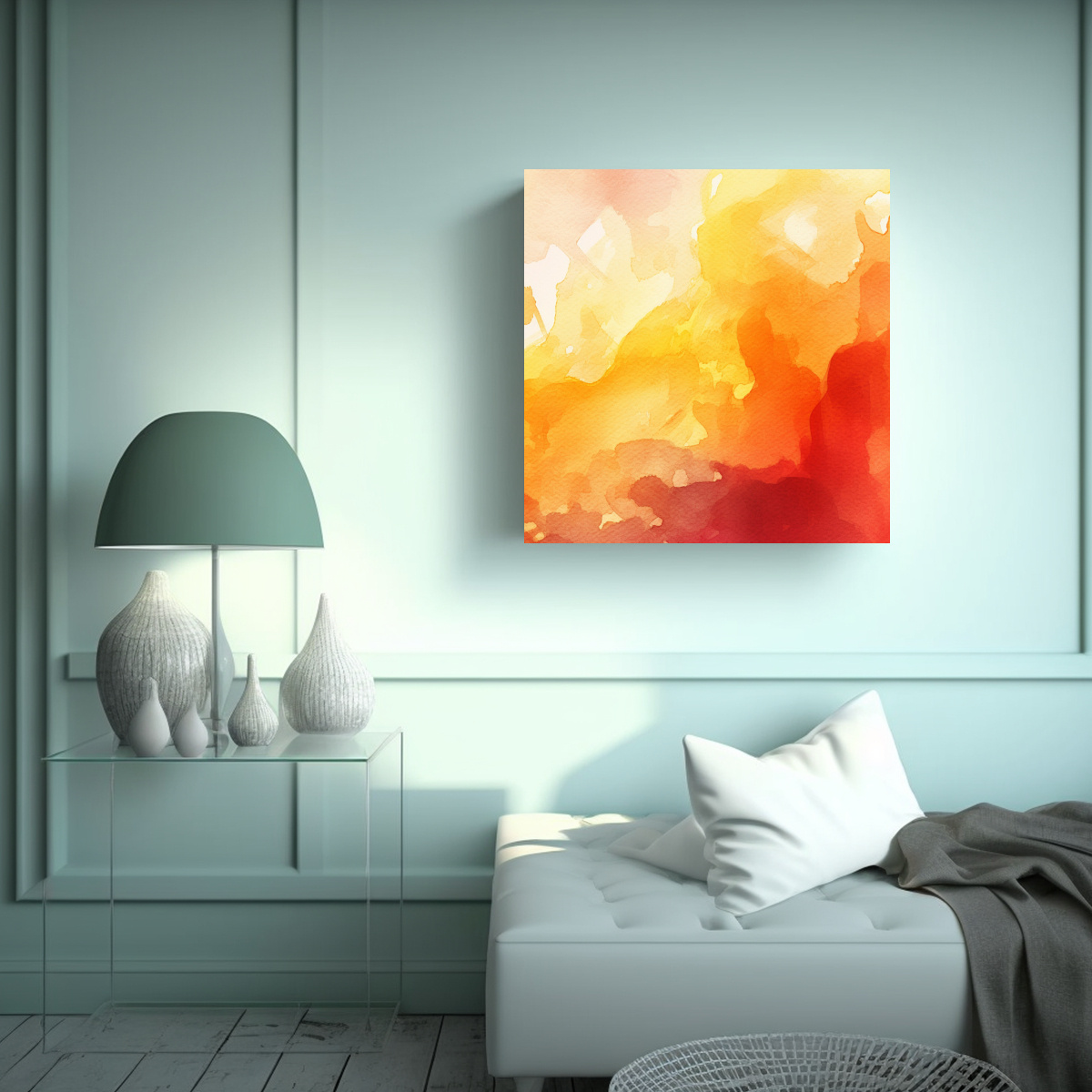 pintura-abstracta-en-bastidor-de-tela-en-colores-rojo-naranja-y-amarillo-1