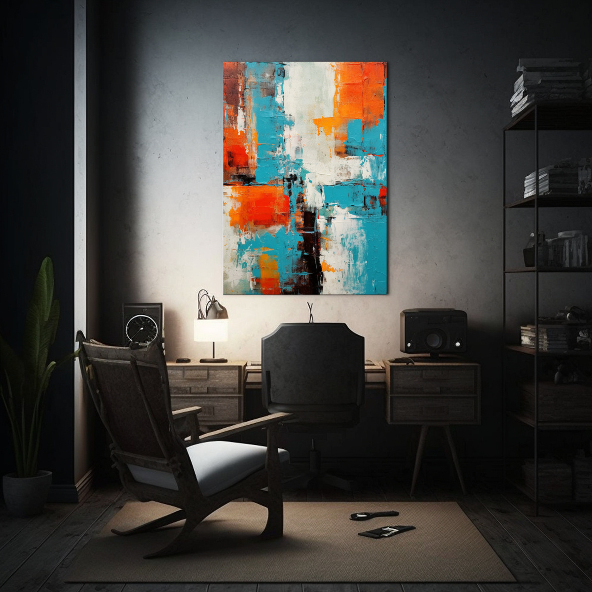 pintura-abstracta-en-bastidor-horizontal-369-en-una-combinaci-n-de-colores-naranja-y-azul-en-tela-1