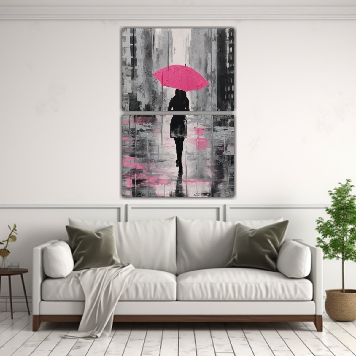 pintura-abstracta-en-blanco-y-negro-mujer-llorando-mientras-camina-1