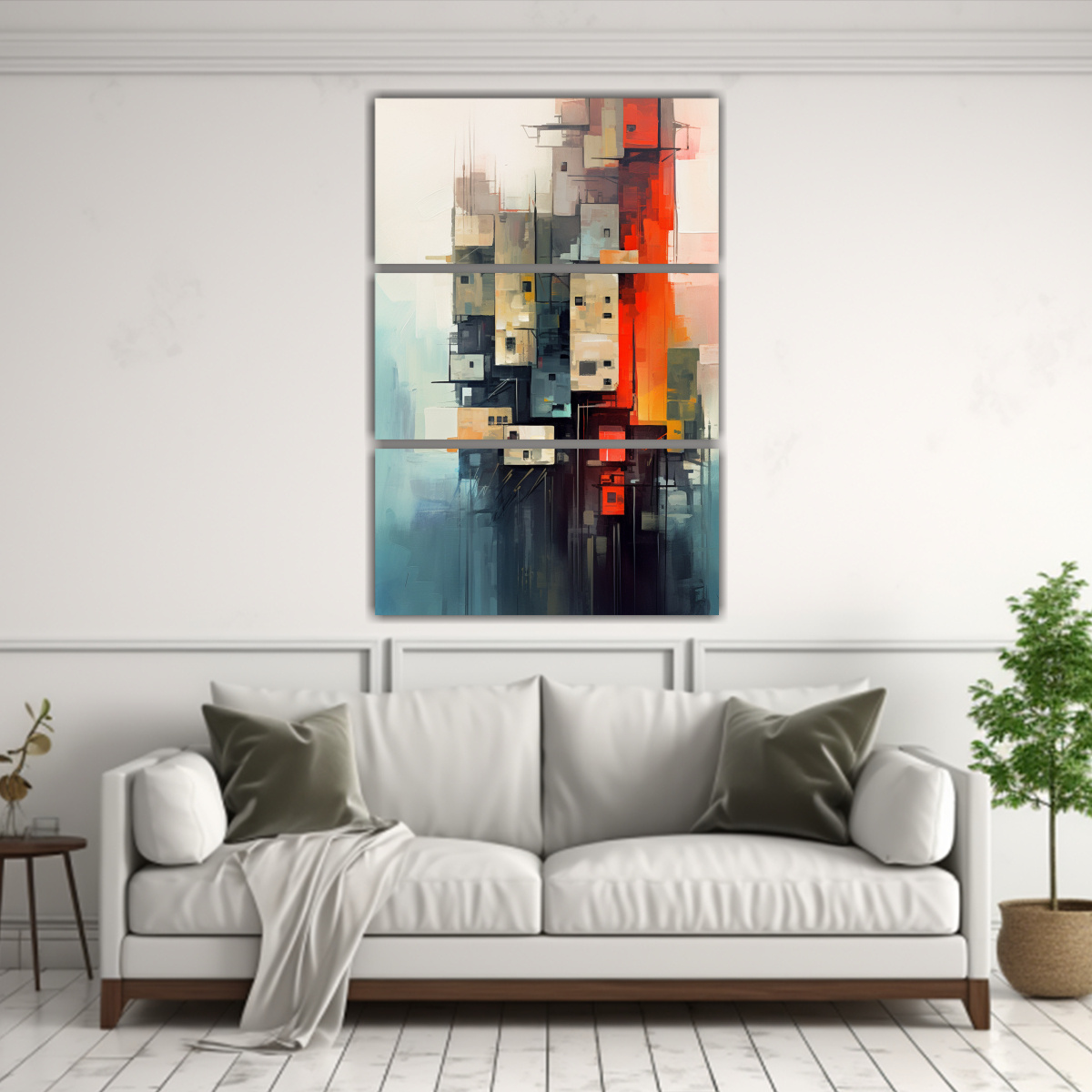 pintura-abstracta-en-leo-de-arquitectura-escandinava-en-bastidor-vintage-1