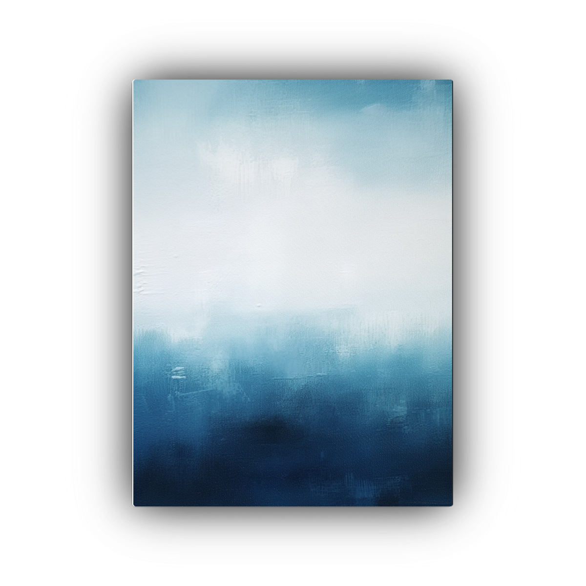 pintura-abstracta-en-tonos-alegres-azul-blanco-y-plata-en-tela