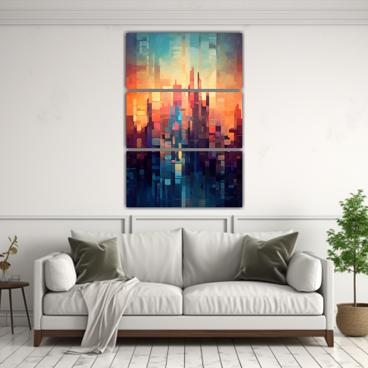 pintura-abstracta-inspiradora-de-una-ciudad-al-atardecer-1