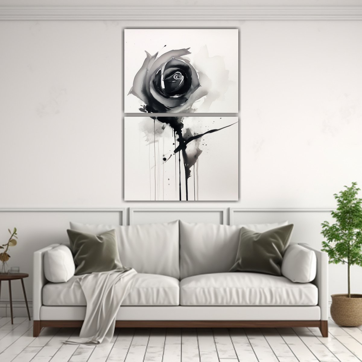 pintura-abstracta-minimalista-de-rosa-negra-boca-abajo-1