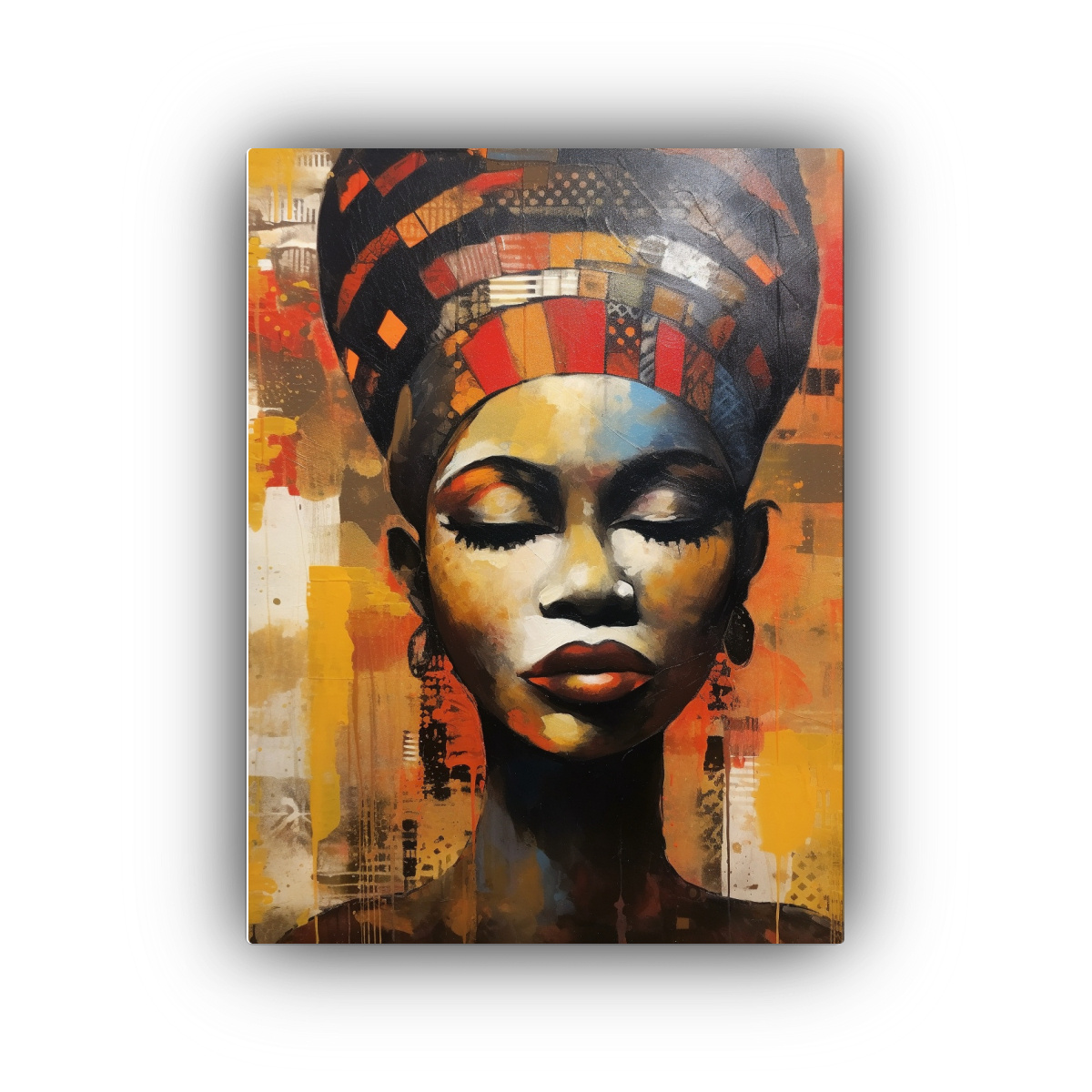 pintura-abstracta-mujer-africana-en-lienzo