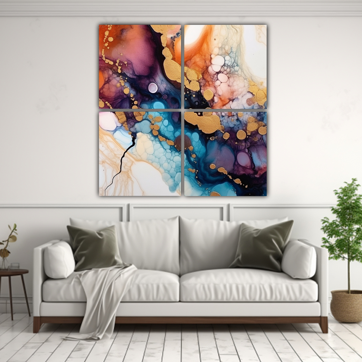 pintura-abstracta-nica-de-4-artes-moderno-belleza-en-2-colores-1