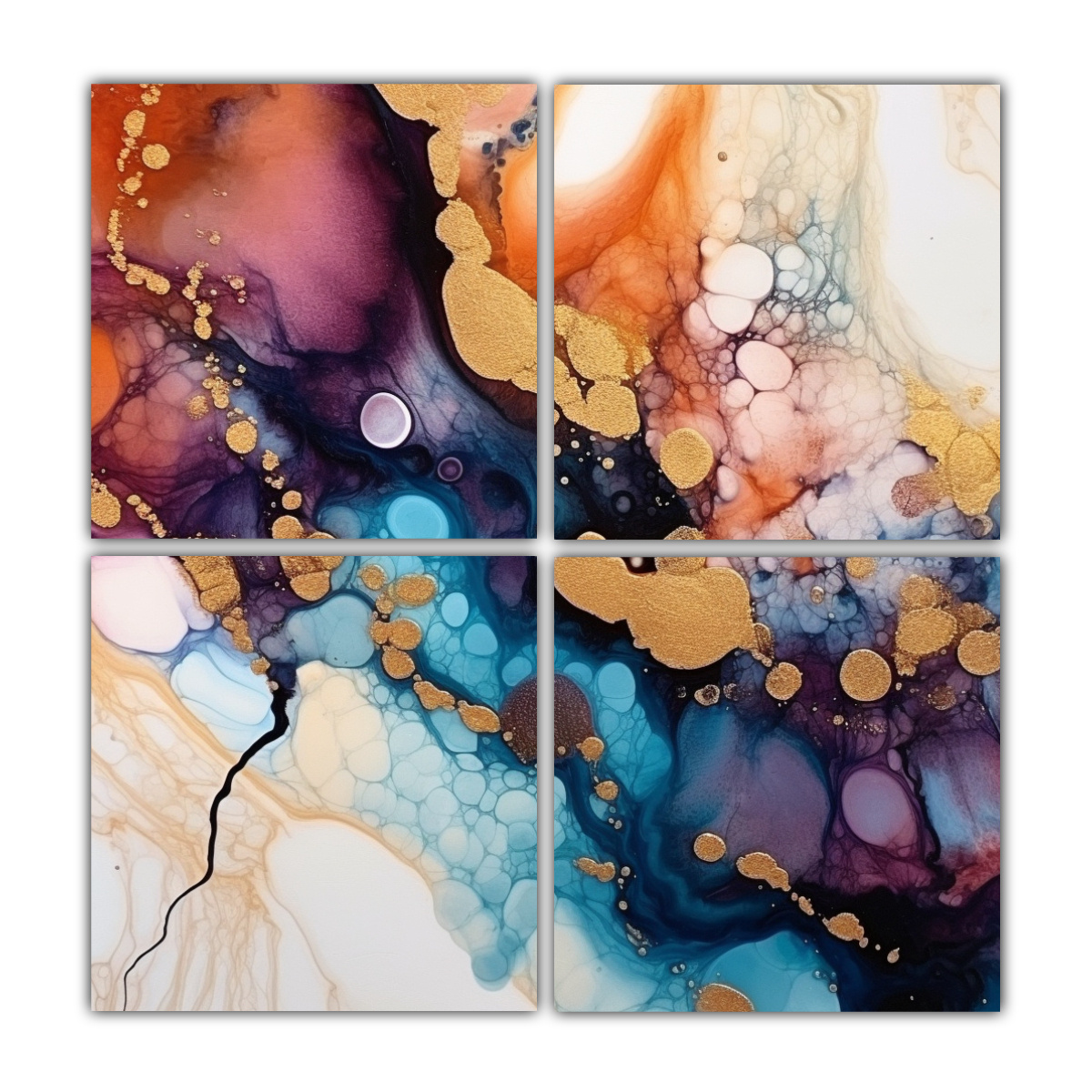 pintura-abstracta-nica-de-4-artes-moderno-belleza-en-2-colores