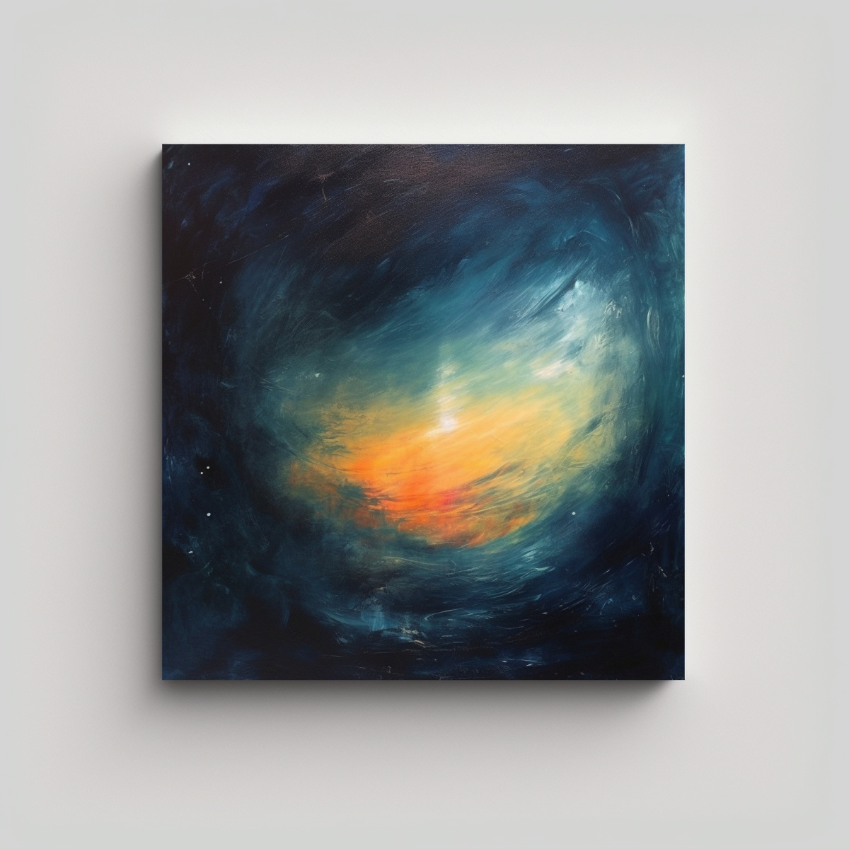 pintura-abstracta-vida-nocturna-minimalista-en-bastidor