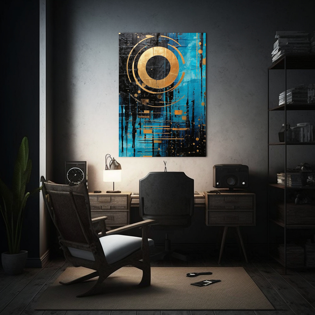 pintura-abstracta-zen-en-tonos-cl-sicos-negro-y-azul-para-decoraci-n-de-arte-de-pared-1