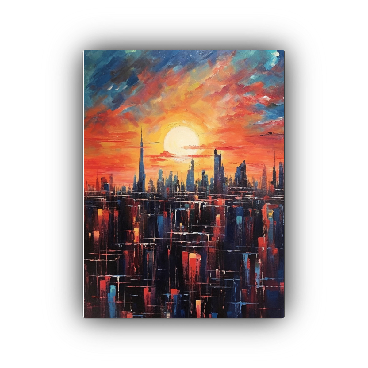 pintura-acr-lica-ciudad-con-cielo-nocturno-arte-decorativo-de-colores-y-dimensiones