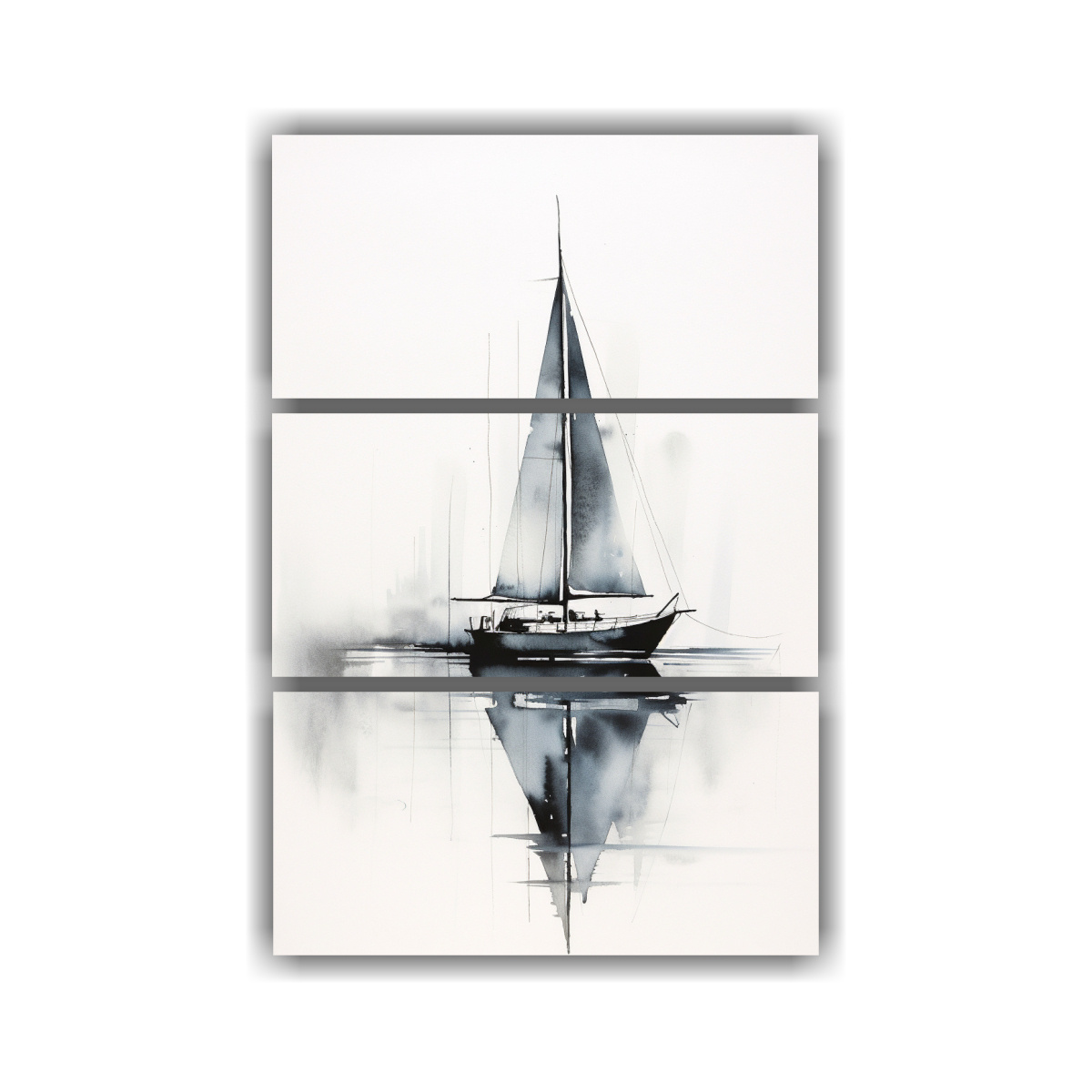 pintura-acuarela-detallada-de-un-velero-en-el-agua