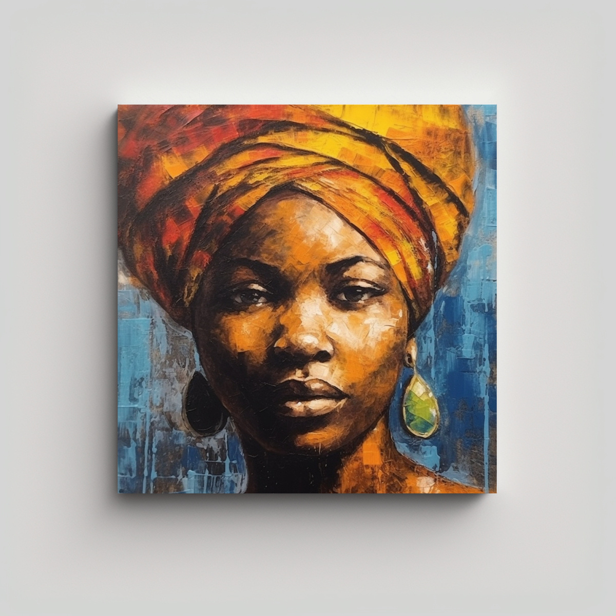pintura-africana-con-paleta-de-arte-imagen-luminosa-de-mujer-con-turbante-