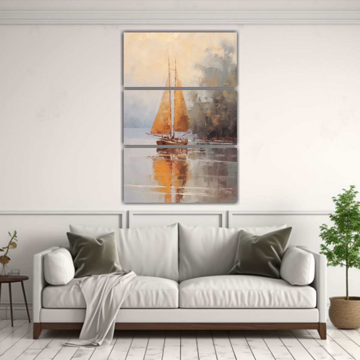 pintura-al-leo-de-un-velero-en-un-estanque-estilo-decorativo-1