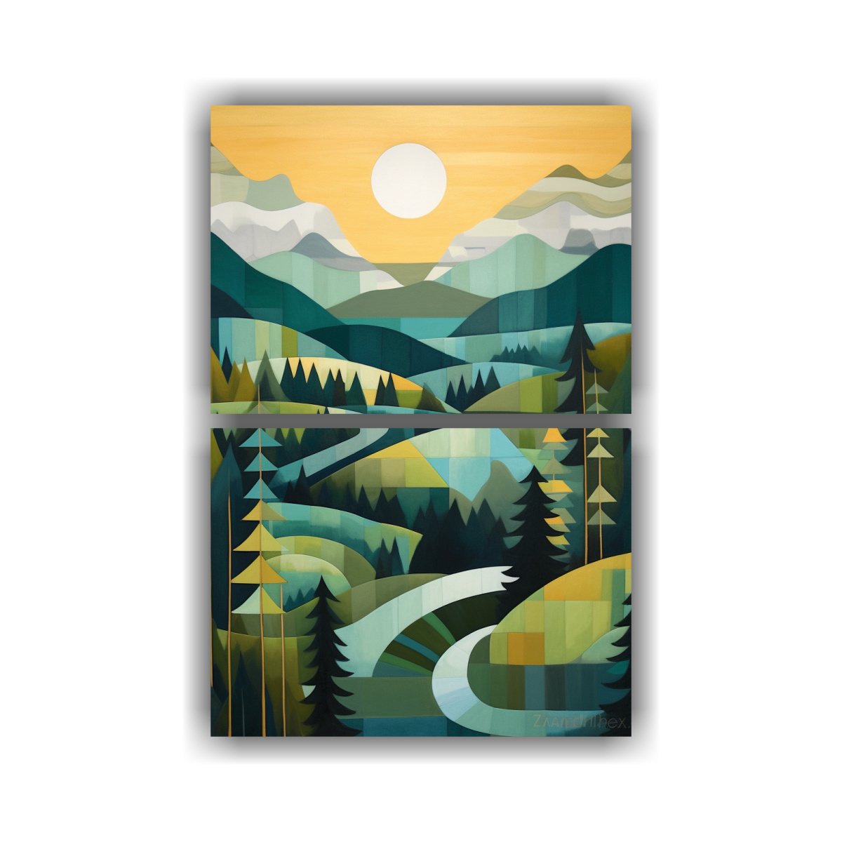 pintura-al-leo-lienzo-colinas-monta-as-decoraci-n-hogar