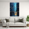 pintura-art-stica-tres-canvas-finas-l-neas-armon-a-crom-tica-de-una-escena-de-luz-de-gotham-en-estilo-1