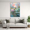 pintura-azul-lotus-con-flores-rosas-en-estilo-lienzo-fino-1