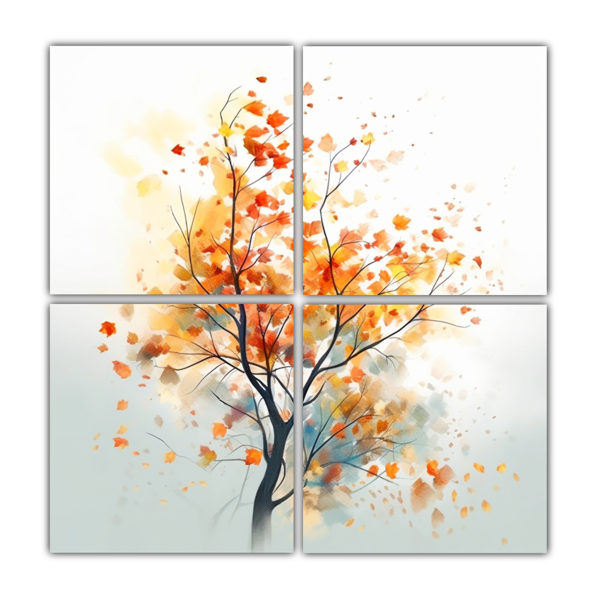 pintura-cuatro-lienzos-imagen-modernidad-85-escena-oto-al-con-hojas-cayendo